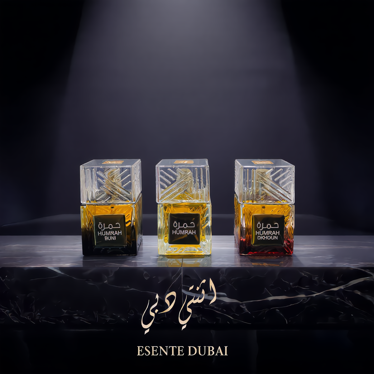 SET 3 PARFUMURI ARĂBEȘTI 100ML | HUMRAH BUNI + HUMRAH + HUMRAH DKHOUN
