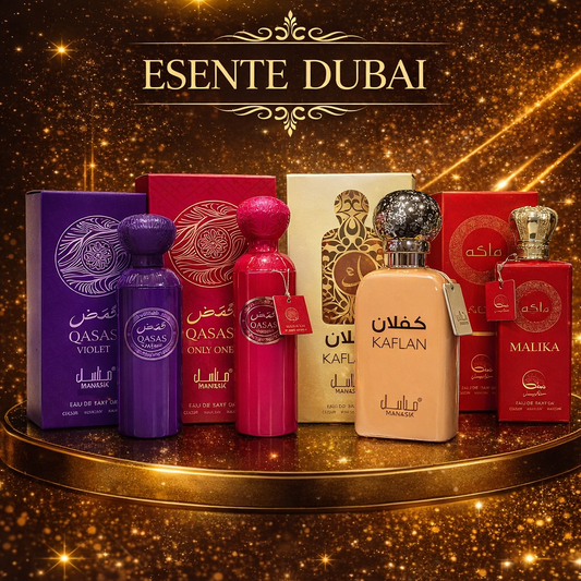 4 Parfumuri Arăbești de Damă - 100ML | Qasas Violet + Qasas Only One + Kaflan + Malika
