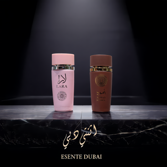 SET 2 PARFUMURI ARABESTI 100ML | LARA PINK + ASWAD BOURBON